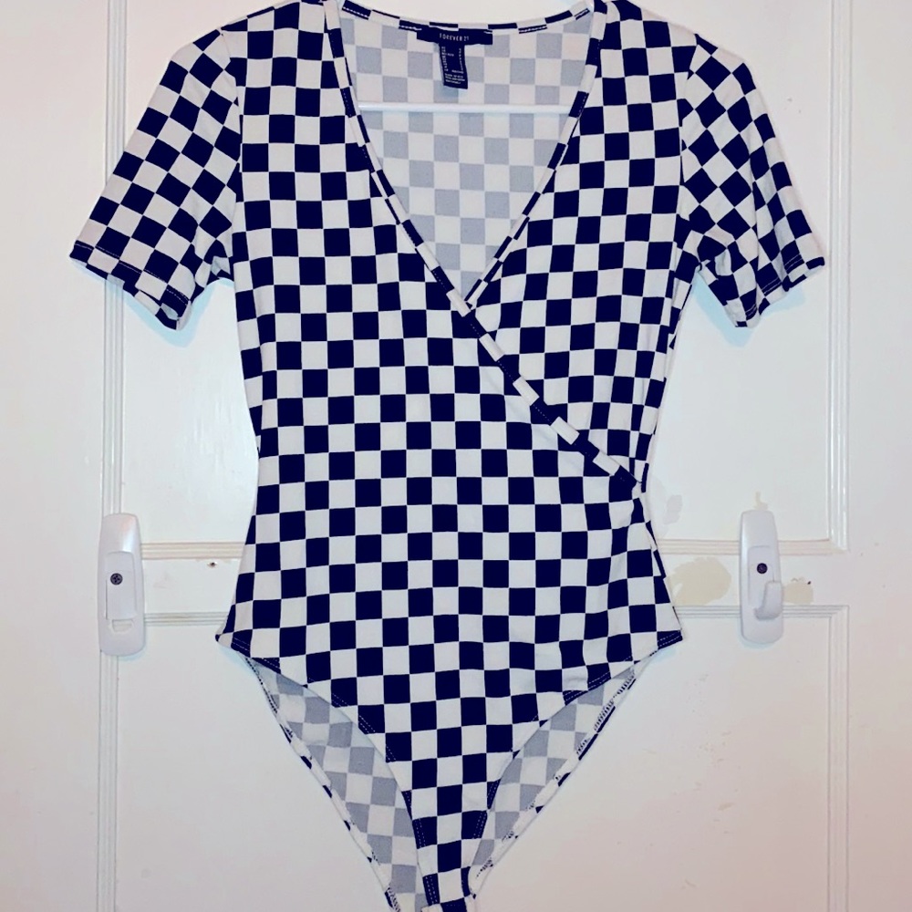 Checkered Bodysuit